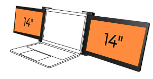 Tragbare LCD-Monitore 14